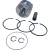 Kit Pistão 78mm Standard Com Anéis Para Motor Diesel 7 Hp - Roma Peças e Equipamentos