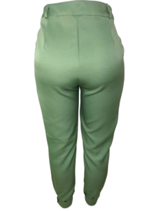 Calça em Alfaiataria- Verde Musgo - comprar online