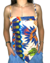 Blusa Lenço Estampa Tropical