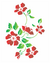 Stencil OPA 1333 - Flor Papoulas - 20x25cm - comprar online