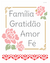 Stencil OPA 2890 - Frase Família - 20x25cm - comprar online