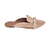 Mule Nude Laço Feminino Bico Fino Linha Gold - comprar online