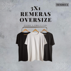 3x1 En Remeras Oversize Tendeca - comprar online