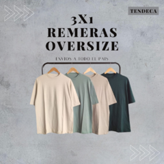 3x1 En Remeras Oversize Tendeca - Tendeca