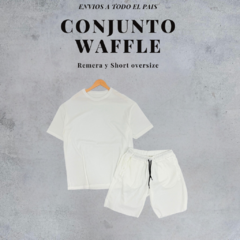 Conjunto Remera y Short Waffle