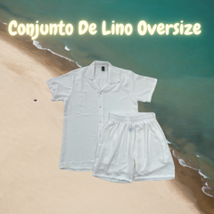 Camisa y Short De Lino Overzise