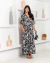 VESTIDO LONGO ESTAMPADO - Jilem Modas