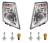 Farol Volvo Fh Fm De 2008 A 2014 Com Lâmpadas 24V - Par