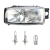 Farol compatível Volvo Vm Canavieiro Com Lâmpada 24V Le