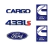 Emblema Adesivo Ford Cargo 4331S Cummins Kit - comprar online