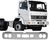 Parachoque Mb 712C 914C 1215 2423K De 2000 Em Diante - Fibra