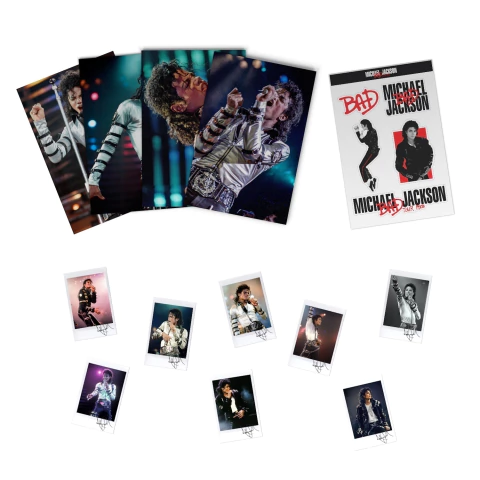 Kit Adesivos e Prints Michael Jackson - Bad World Tour - comprar online