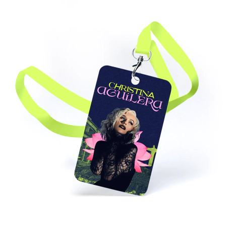 Credencial Christina Aguilera - Live in Rio - comprar online
