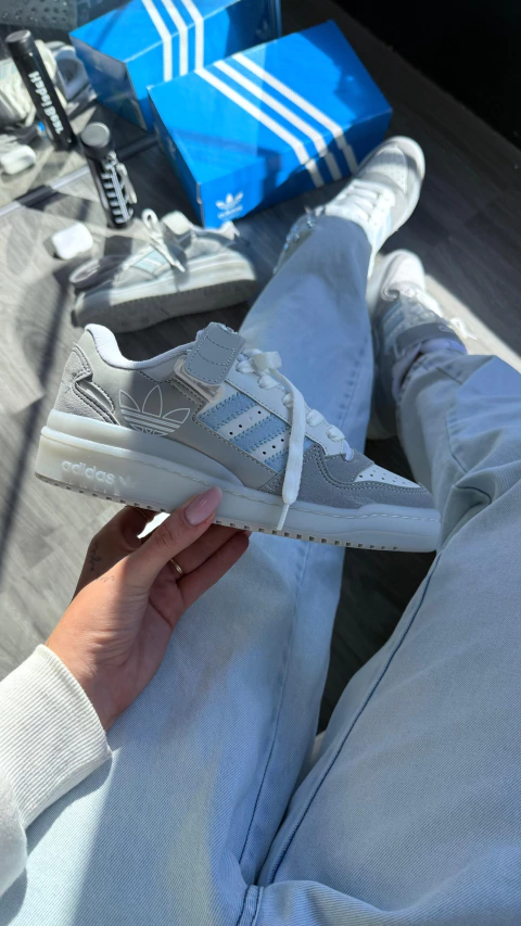 Fórum Low Luxo - Cinza/Azul - comprar online