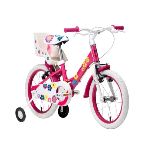 Bicicleta Infantil My Bike New Aro 16 com cadeirinha para boneca de 4 a 6 anos