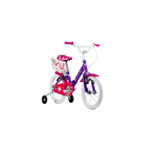 Bicicleta infantil 7 a 10 anos Unilover Unicórnios Aro 20 com cestinha