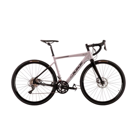 Bicicleta Oggi Velloce Disc 16V Claris Cinza/Preto