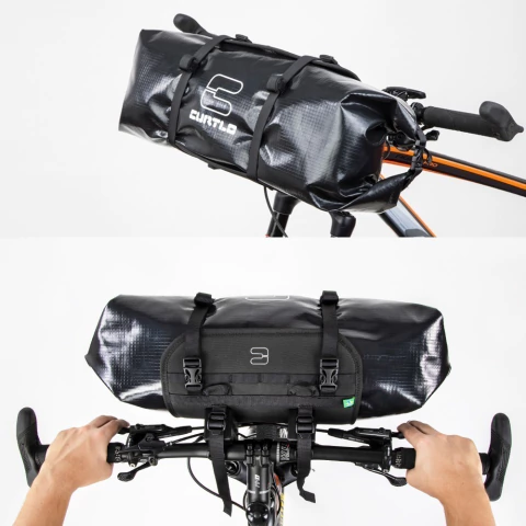 Bolsa de Guidão Preto Front Loader - Curtlo