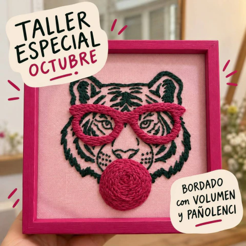Taller intensivo bordado - OCTUBRE - Bordado con volumen textil