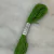 Imagen de hilo mouline tonos verdes