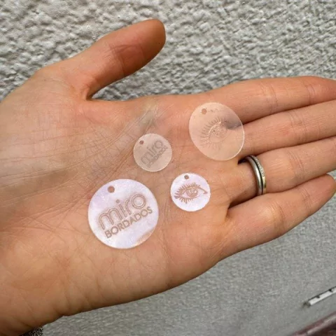 Etiquetas Acrílico x 50 unidades - comprar online