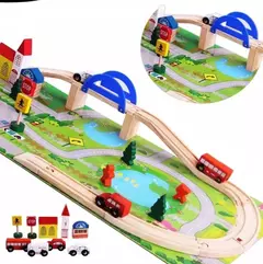 Autopista de Madera mini ciudad