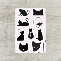 P. 10x15 - Gatitos negros