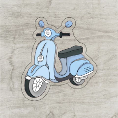 Moto celeste - comprar online