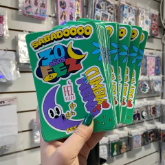 Planchitas de 10x15 cm. 6 stickers de 4 cm