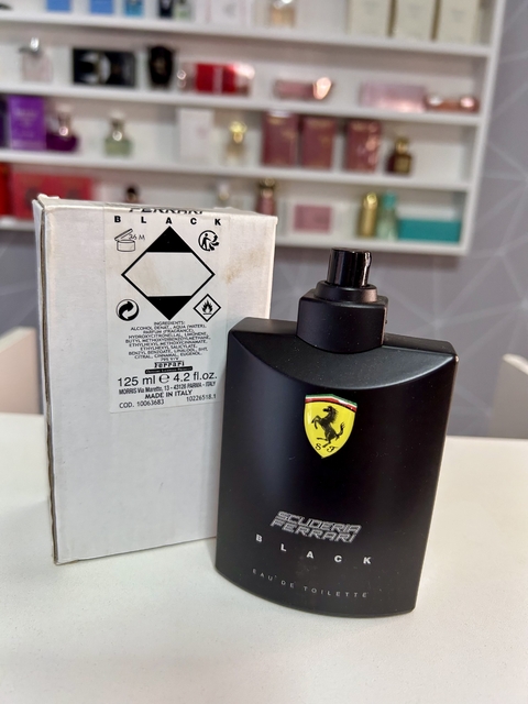 Ferrari Black 125ml caixa tester original