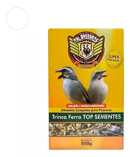 TRINCA DE FERRO TOP SEMENTES C GRILO/TENEBRIO 500G