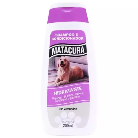 SHAMPOO E CONDICIONADOR ,MATACURA HIDRATANTE 200ML DOG