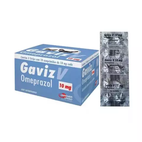 GAVIZ OMEPRAZOL 10 MG CARTELA DOG E CAT