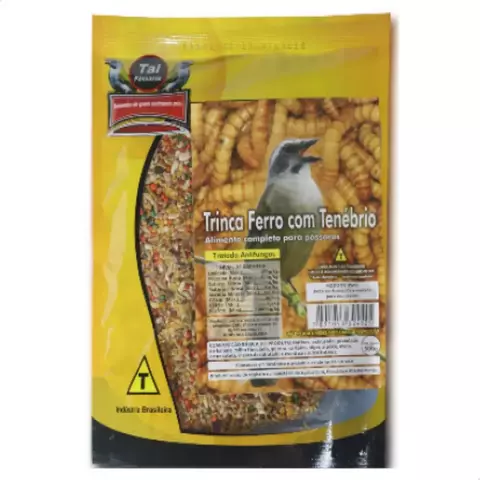 TRINCA FERRO COM TENEBRIO ALIMENTO PASSAROS 500G