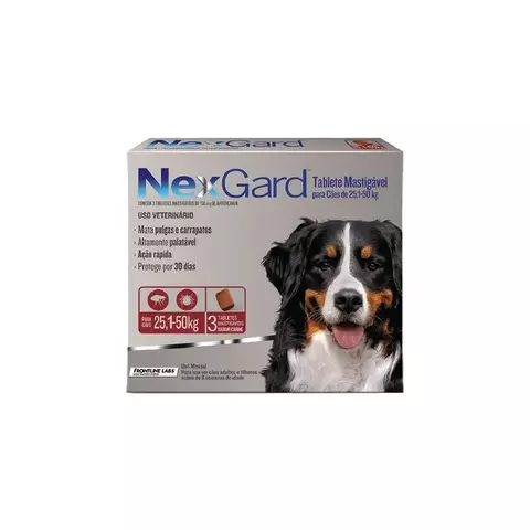 NEXGARD CAES 25,1-50KG CARNE