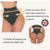 Colaless faja tanga trusa reductora