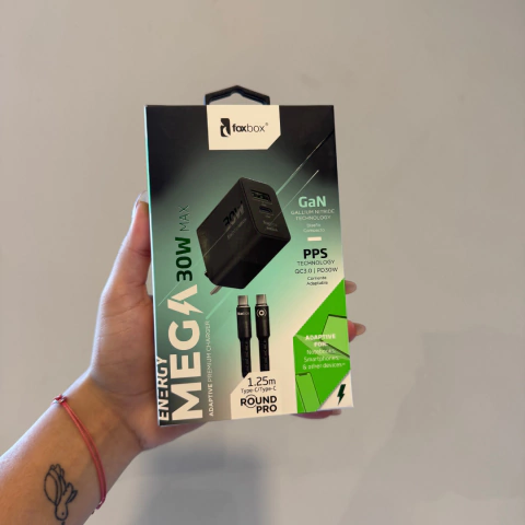 CARGADOR MEGA 30W + CABLE C A C - comprar online