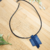 Colar Peônia Choker - Cor Azul