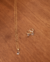 Conjunto ponto de luz - Banho de ouro 18k
