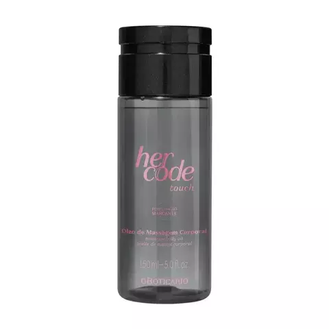 Óleo Corporal de Massagem O Boticário Her Code Touch 150ml