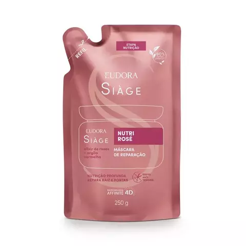 Nutri Rosé Máscara Capilar Siàge 250g - Refil