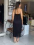 Vestido Perséfone Preto - Fil à Fil