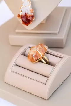 Anel Bruto Citrino na internet