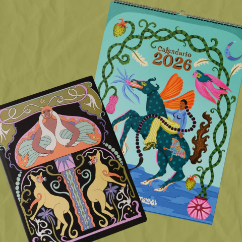 COMBO- Calendario de pared + Agenda Amanita - comprar en línea