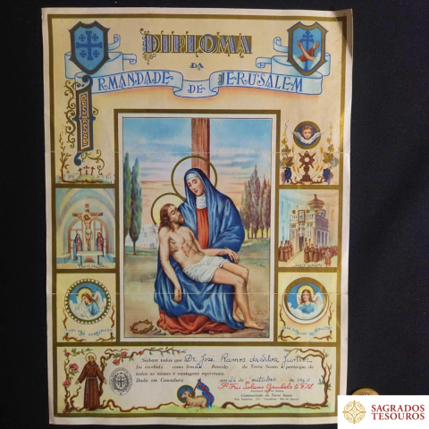 Diploma da Irmandade de Jerusalém - comprar online