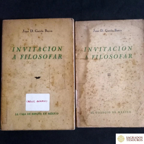 Invitacion a Filosofar (2 volumes)