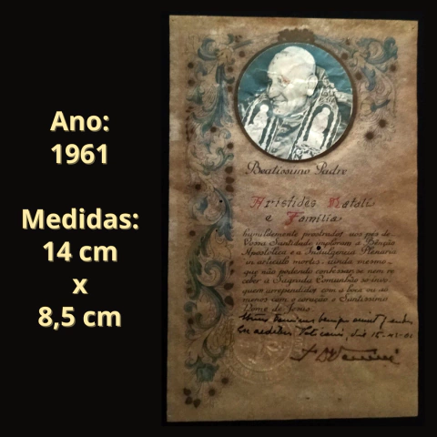 Bênção Apostólica - Papa João XXIII