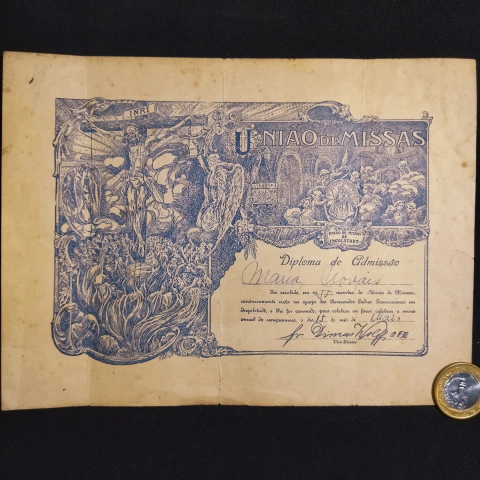 Diploma de Admissão à União de Missas - comprar online