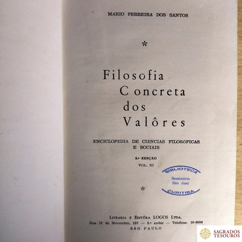 Filosofia Concreta dos Valores