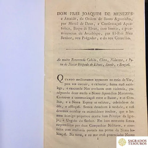 Oraçaõ Sagrada nas Exequias da Ex.ma. Sr.a. D. Joanna Berarda de Sousa Lencastre e Noronha